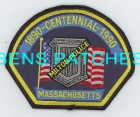 MASSACHUSETTS,MILTON POLICE ANNIVERSARY 100TH 1